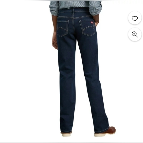 Women's Denim Dickies Relaxed Fit 5 pocket jean 4R NWT - Picture 3 of 9